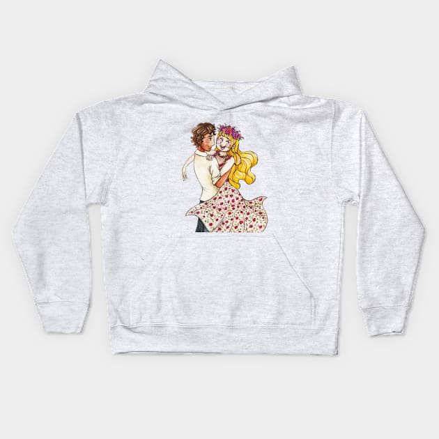 Romance Kids Hoodie by EllyVittoria